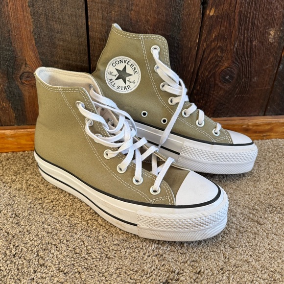 Women’s Converse High-Top Platform Sneakers - Picture 1 of 5